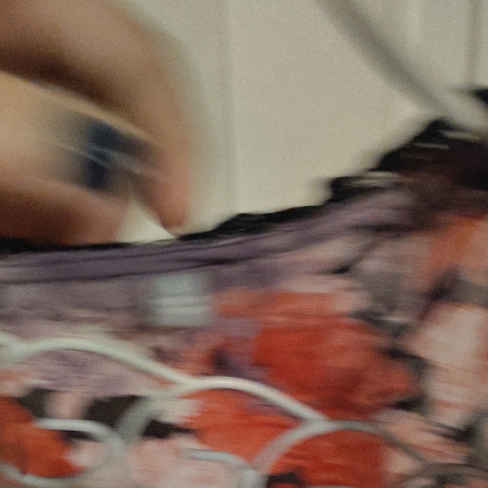 NY Collection Floral Top - Red and Purple - Picture 6 of 7